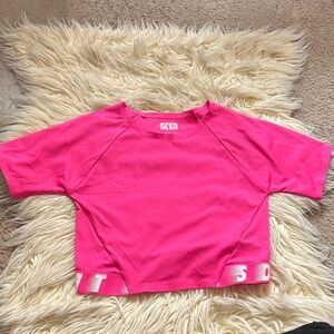Zara kids girls athletic cropped top